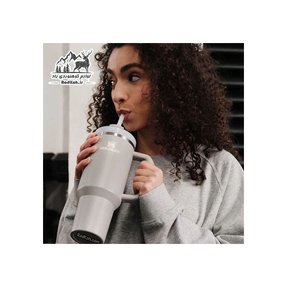 ماگ استنلی 1.18 لیتر Quencher H2.0 Tumbler رنگ طوسی
