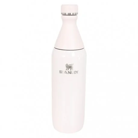 بطری استنلی 590 میلی لیتر مدل slim bottle رنگ صورتی روشن