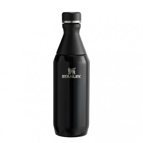 بطری استیل استنلی 355 میلی لیتر مدل slim bottle رنگ مشکی