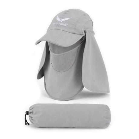 کلاه آفتابی سه تکه اسنوهاک کد SN-C2164  طوسی