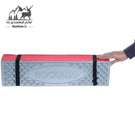 زیرانداز کیسه خواب کوهنوردی طبیعت گردی آکاردئونی Rock Pro مدل CM-11 رنگ قرمز
