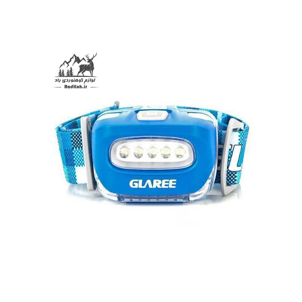 چراغ پیشانی هدلایت کوهنوردی GLREE مدل L50-pro رنگ آبی