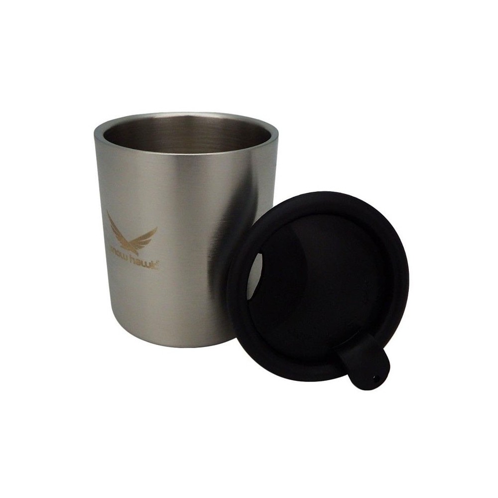لیوان استیل دوجداره درب دار کوهنوردی اسنوهاک کد SN-M2