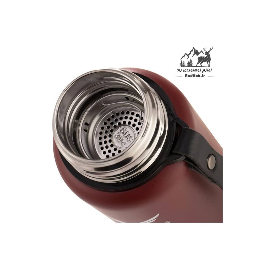 فلاسک کوهنوردی 750ml اسنوهاک snow hawk مدل SN-F410 رنگ زرشکی