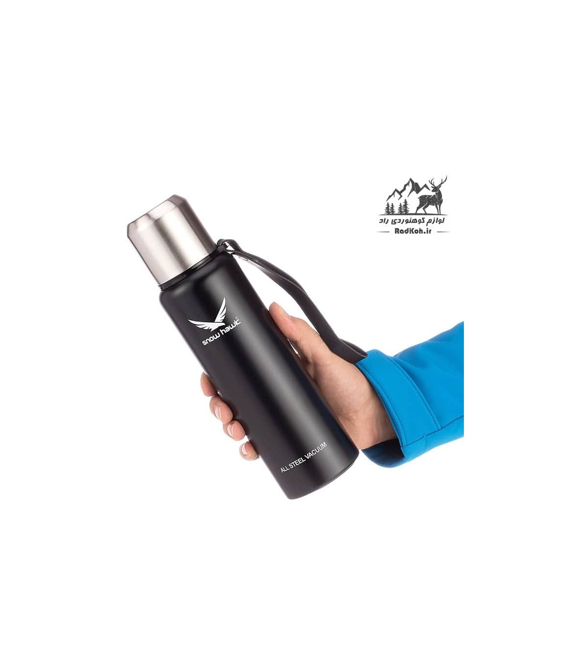 فلاسک 1 لیتر کوهنوردی اسنوهاک مدل SN-F210 رنگ مشکی