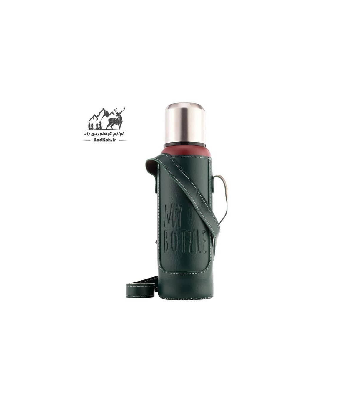 فلاسک کوهنوردی یک لیتری اسنوهاک snow hawk مدل SN-F210 رنگ زرشکی