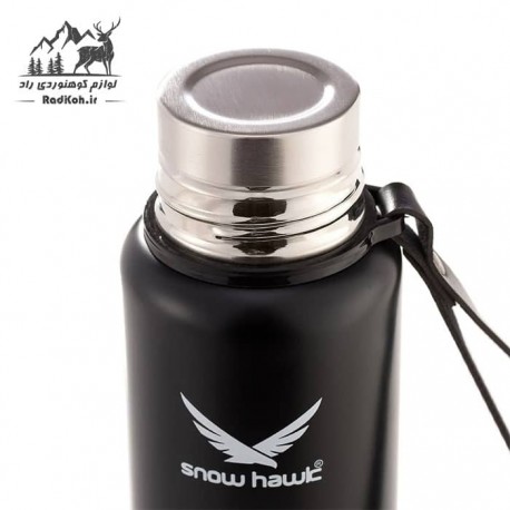 فلاسک کوهنوردی 1.2 لیتری اسنو هاوک snow hawk مدل SN-F110 رنگ مشکی
