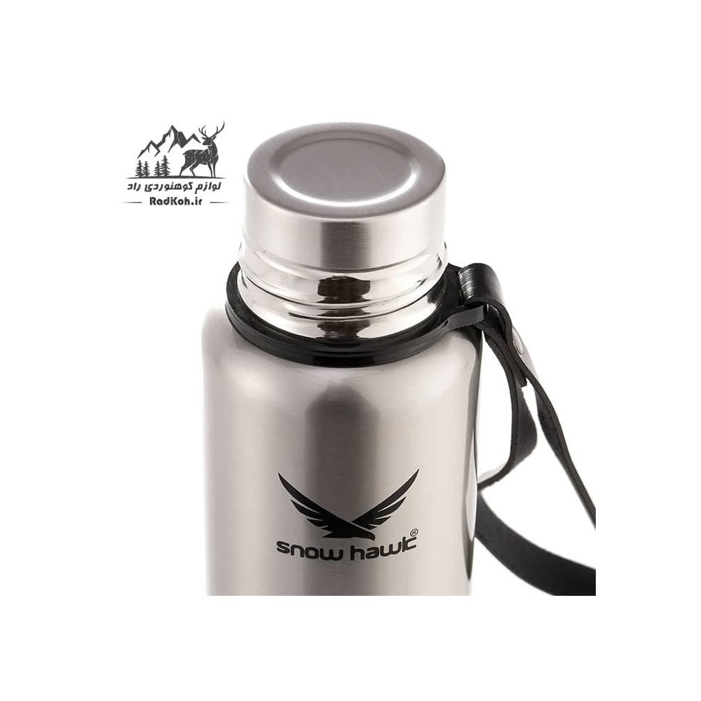 فلاسک کوهنوردی 1.2 لیتری اسنو هاوک snow hawk مدل SN-F110 رنگ نقره ای