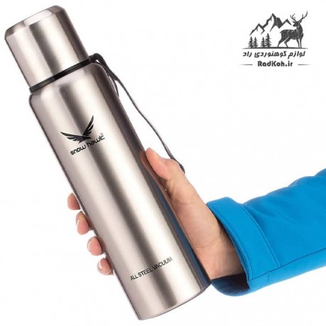 فلاسک کوهنوردی 1.2 لیتری اسنو هاوک snow hawk مدل SN-F110 رنگ نقره ای