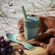ست لیوان نی قاشق لایت مای فایر مدل Rekit BIO