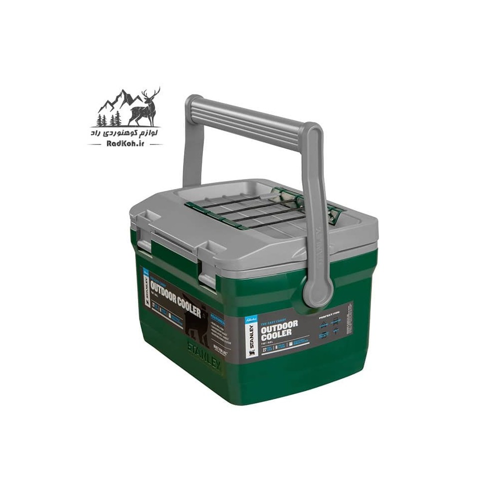 یخدان مسافرتی 6.6 لیتری استنلی ادونچر مدل Outdoor Cooler 6.6L رنگ سبز