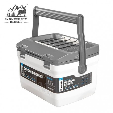 یخدان مسافرتی 6.6 لیتری استنلی ادونچر مدل Outdoor Cooler 6.6L رنگ سفید