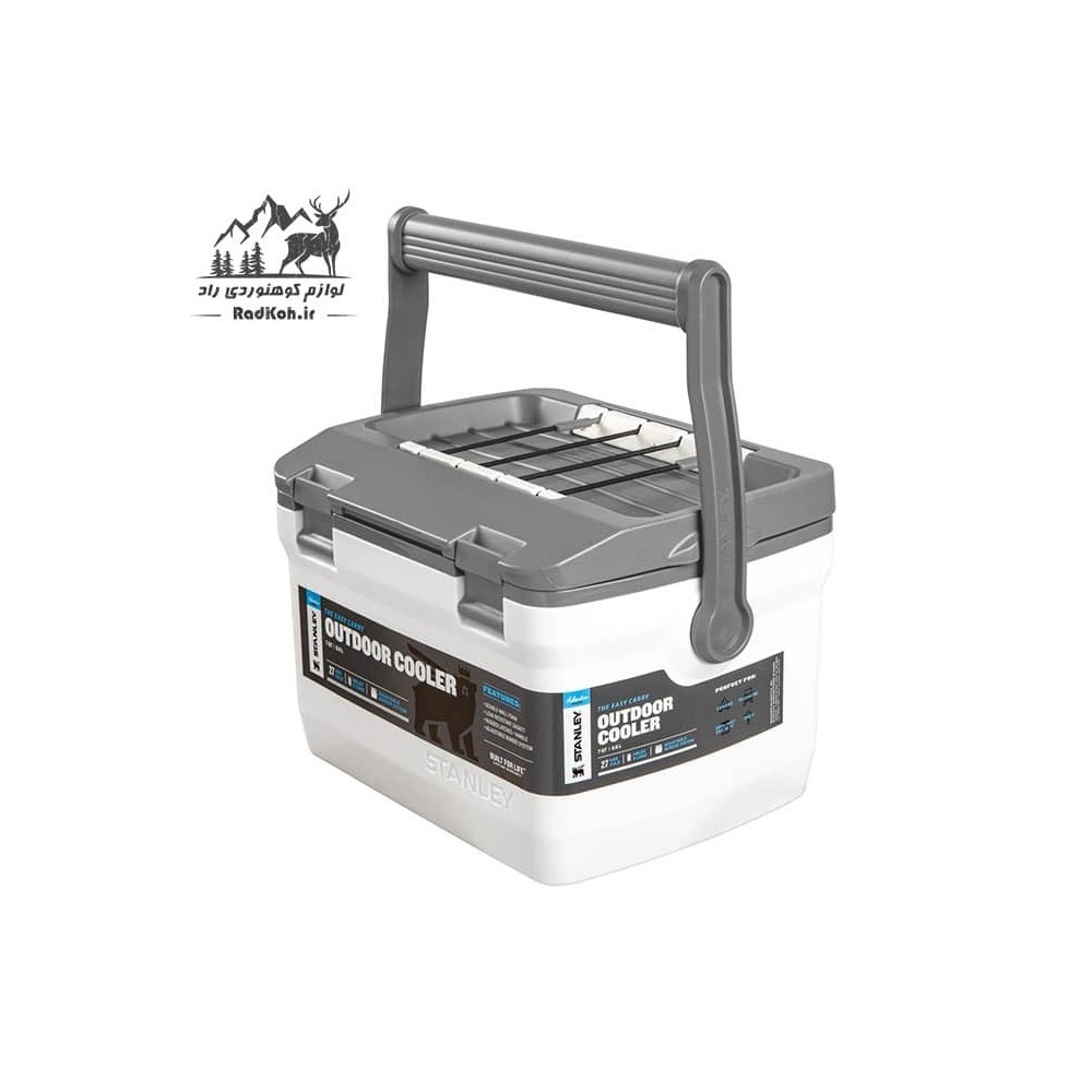 یخدان مسافرتی 6.6 لیتری استنلی ادونچر مدل Outdoor Cooler 6.6L رنگ سفید