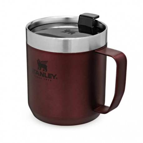 ماگ کوهنوردی 35ml کلاسیک استنلی مدل Camp Mug .35L رنگ زرشکی