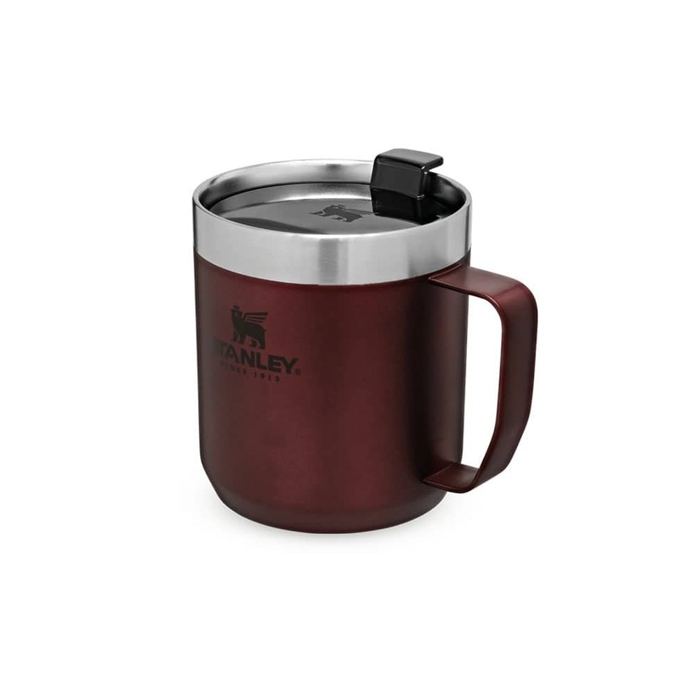 ماگ کوهنوردی 35ml کلاسیک استنلی مدل Camp Mug .35L رنگ زرشکی