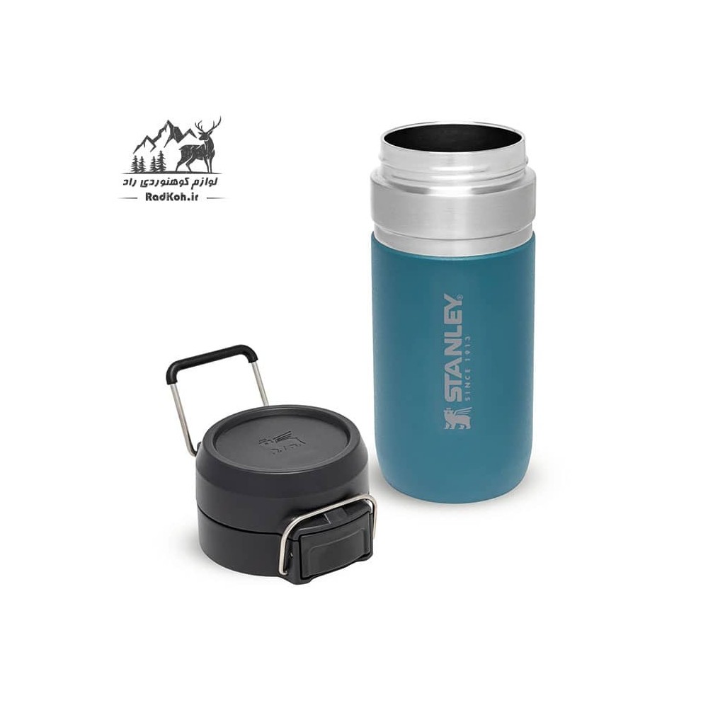 ماگ سفری استنلی مدل Water Bottle 0.47L رنگ آبی فیروزه ای