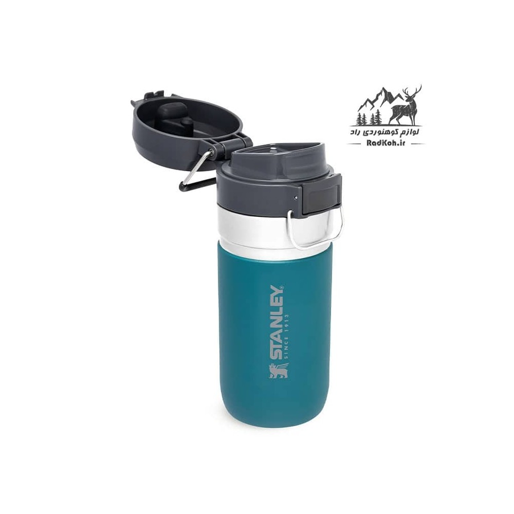 ماگ سفری استنلی مدل Water Bottle 0.47L رنگ آبی فیروزه ای