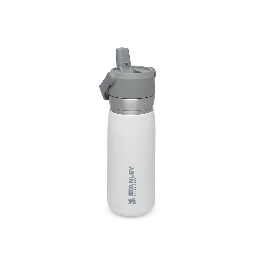 ماگ سفری استنلی مدل Flip Straw Water Bottle 0.65L رنگ سفید