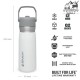 ماگ سفری استنلی مدل Flip Straw Water Bottle 0.65L رنگ سفید