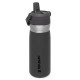 ماگ سفری استنلی مدل Flip Straw Water Bottle 0.65L رنگ خاکستری