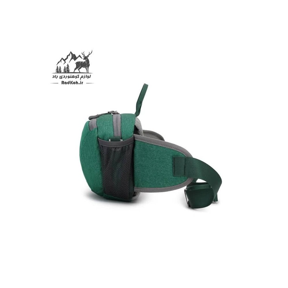 کیف کمری مسافرتی دوشی شو کوهنوردی اسنوهاک کد 6075 رنگ سبز کله غازی