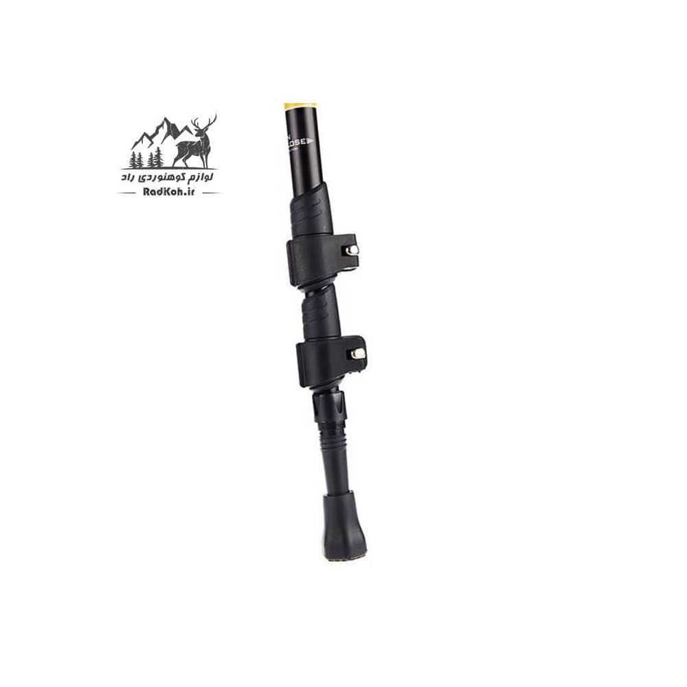باتوم کوه نوردی کلیپسی اکسپوننت مدل ABD-3-8009 رنگ زرد
