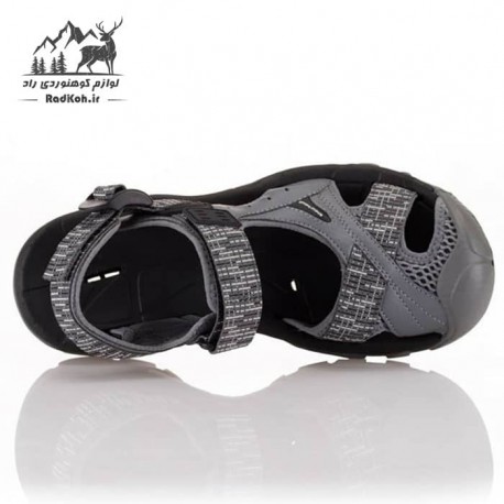 صندل پیاده روی جلو بسته مردانه اسنوهاک کد SH-32 رنگ خاکستری تیره