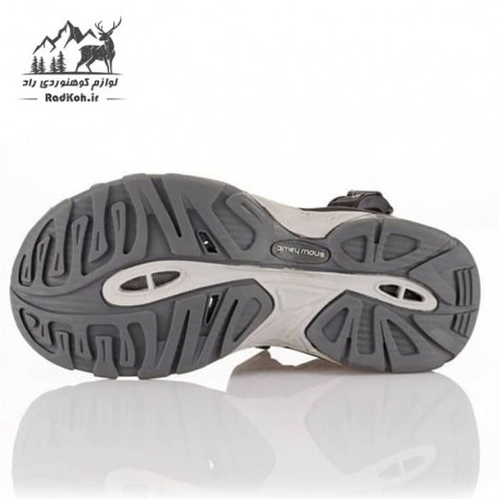 صندل مردانه جلو بسته اسنوهاک کد SH-32 رنگ خاکستری تیره