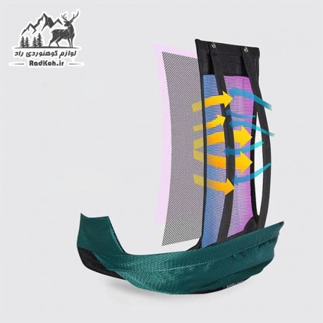 کوله پشتی راحتی 30 لیتری هامتو مدل HB202103_2 رنگ سبز کله غازی