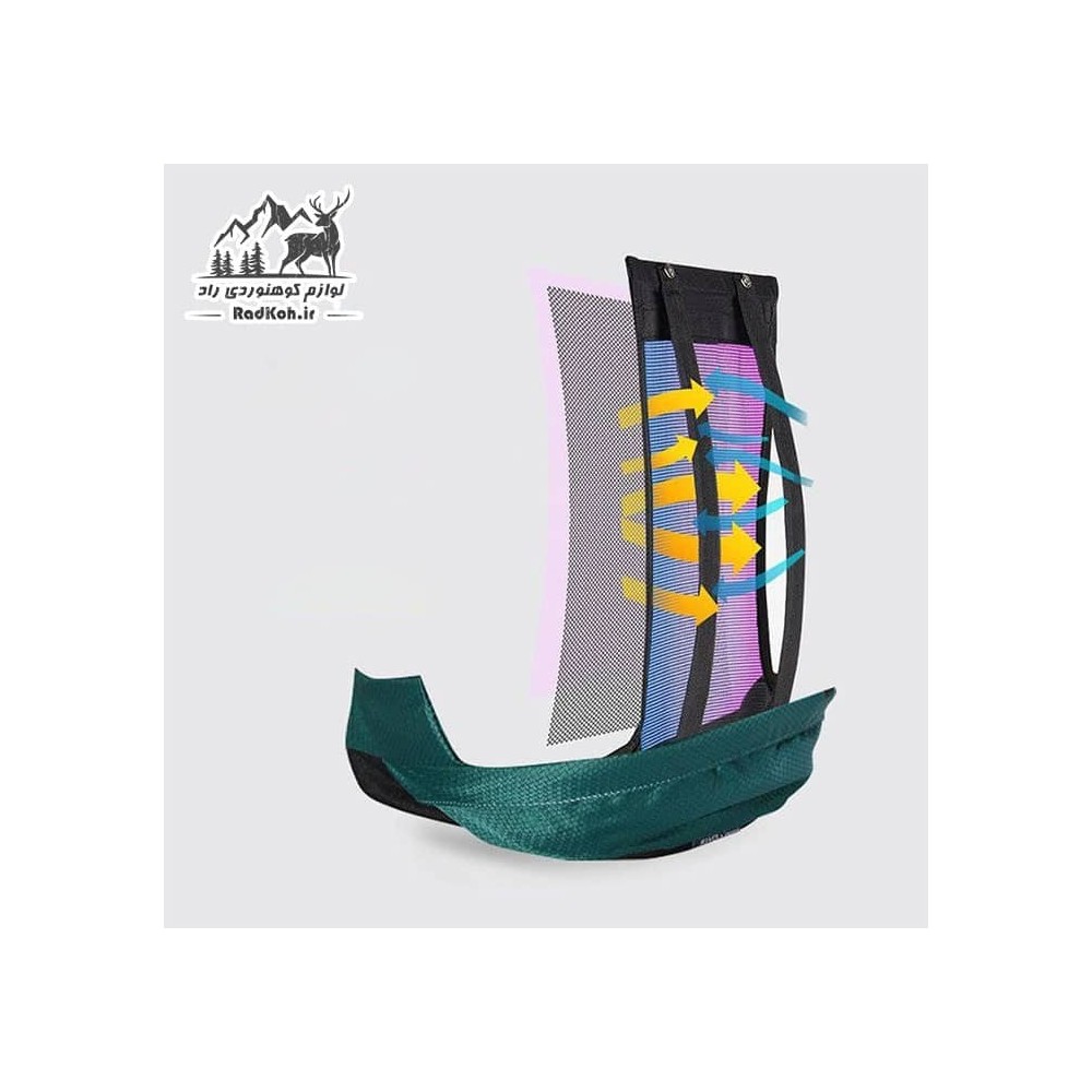 کوله پشتی راحتی 30 لیتری هامتو مدل HB202103_2 رنگ سبز کله غازی