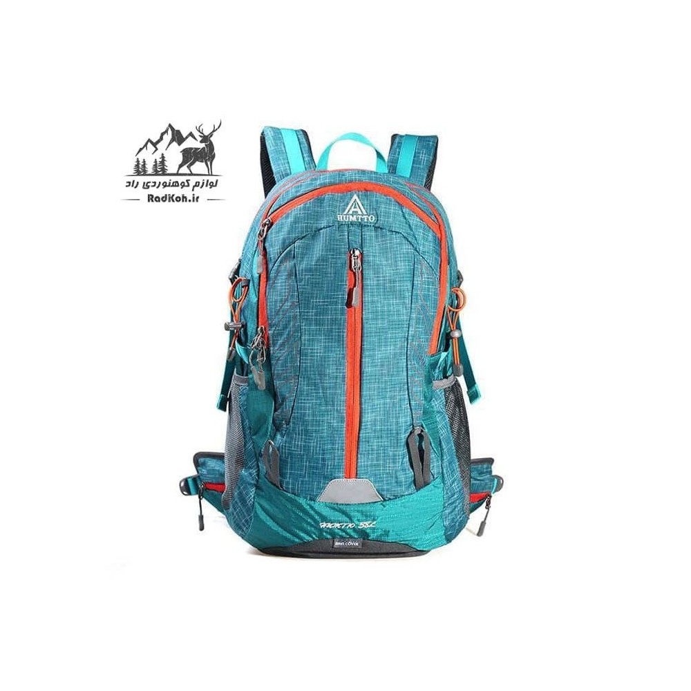 کوله پشتی کوهنوردی 38 لیتری humtto مدل HB202202-2 رنگ سبز فیروزه ای