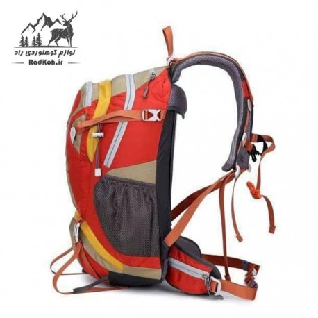 کوله پشتی کوهنوردی 32 لیتری کاراکال مدل Caracal KA-9742 رنگ قرمز