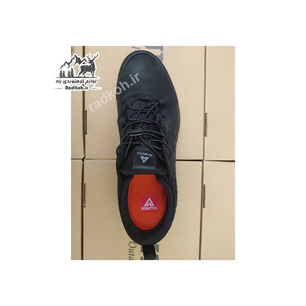 کفش مردانه مخصوص پیاده روی  humtto 310691A-1 رنگ مشکی (طرح جدید)