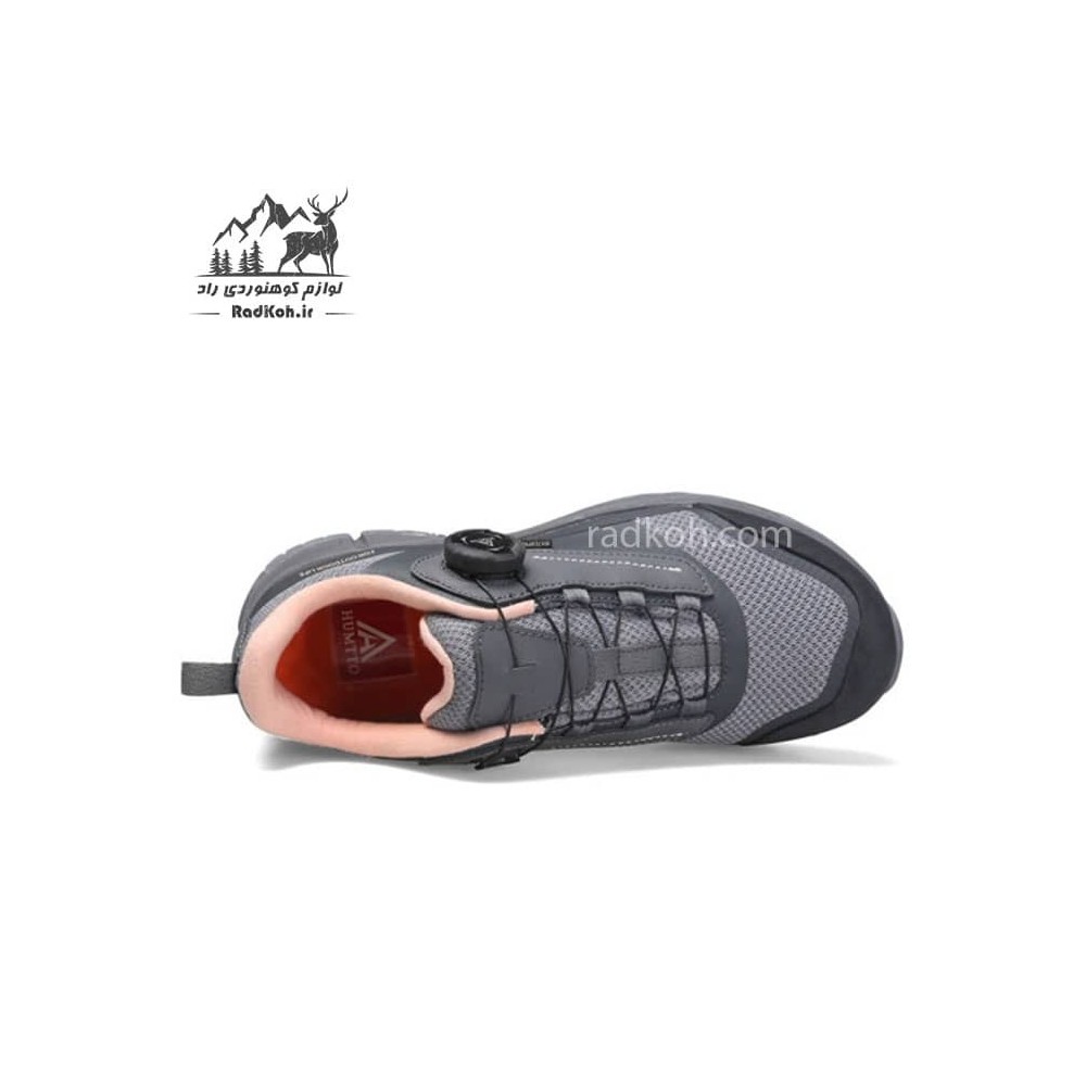 کفش طبیعت گردی زنانه هومتو مدل humtto 120045B-1 رنگ خاکستری تیره
