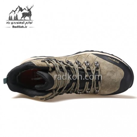 کفش طبیعت گردی مردانه هومتو مدل humtto 210696A-2 رنگ خاکی تیره