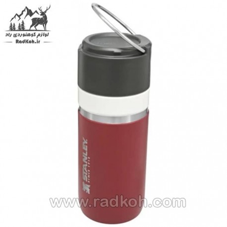 فلاسک سرامیکی 470 میلی لیتری استنلی مدل stanley Go Bottle 0.47L رنگ زرشکی