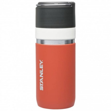 فلاسک سرامیکی 470 میلی لیتری استنلی مدل stanley Go Bottle 0.47L رنگ نارنجی
