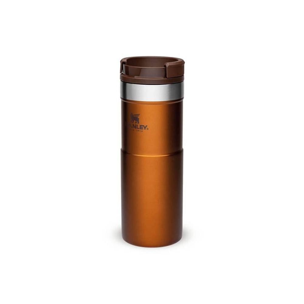 ماگ مسافرتی 470 میلی لیتری استنلی کلاسیک مدل stanley classic neverleak travel mug 0.47 L رنگ مسی