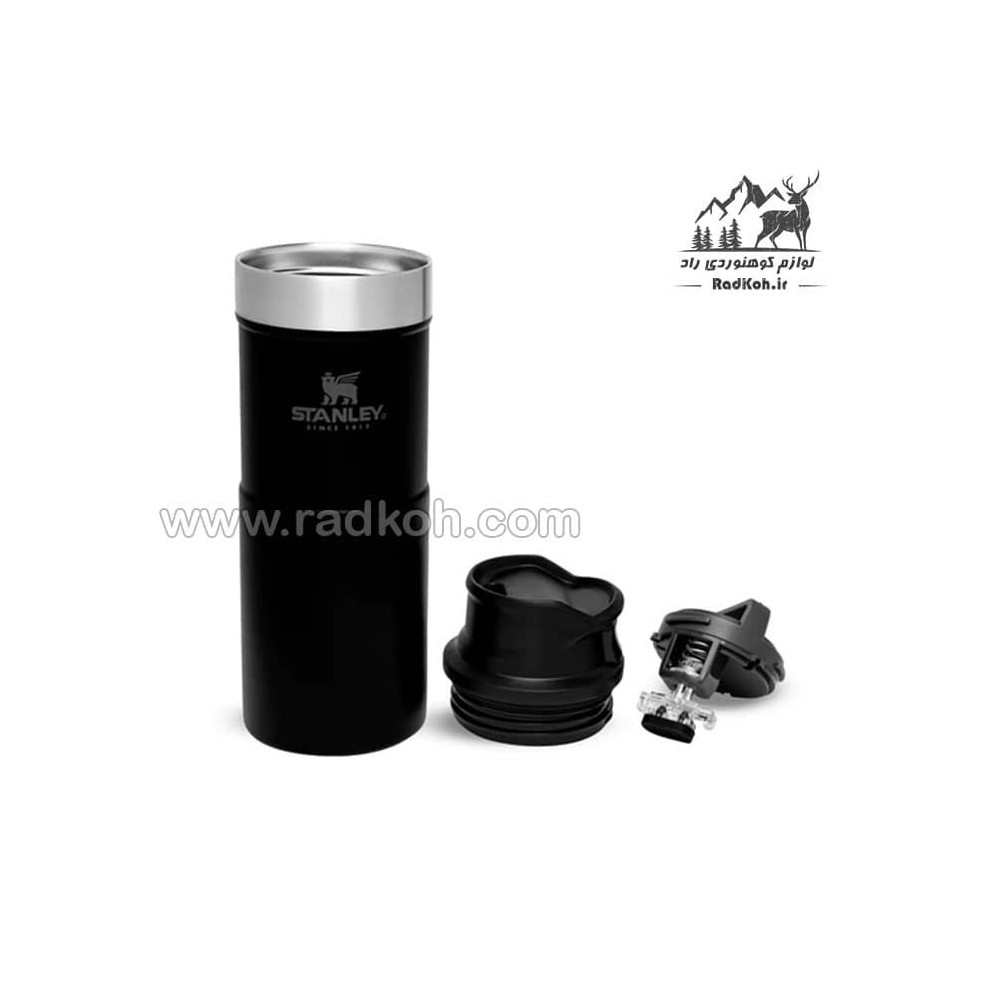 ماگ تریجر اکشن 350 میلی لیتری استنلی کلاسیک مدل stanley Classic Triggr Action Mug .35 L رنگ مشکی