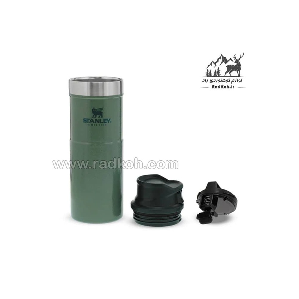 ماگ تریجر اکشن 470 میلی لیتری استنلی کلاسیک مدل stanley Triggr Action Mug 0.47 L رنگ سبز