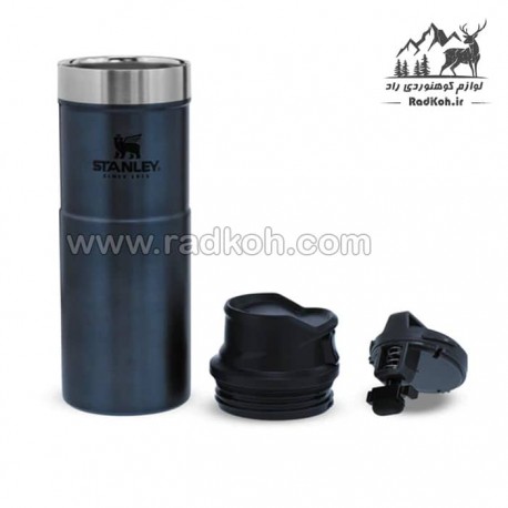ماگ تریجر اکشن 470 میلی لیتری استنلی کلاسیک مدل stanley Triggr Action Mug 0.47 L رنگ سرمه ای