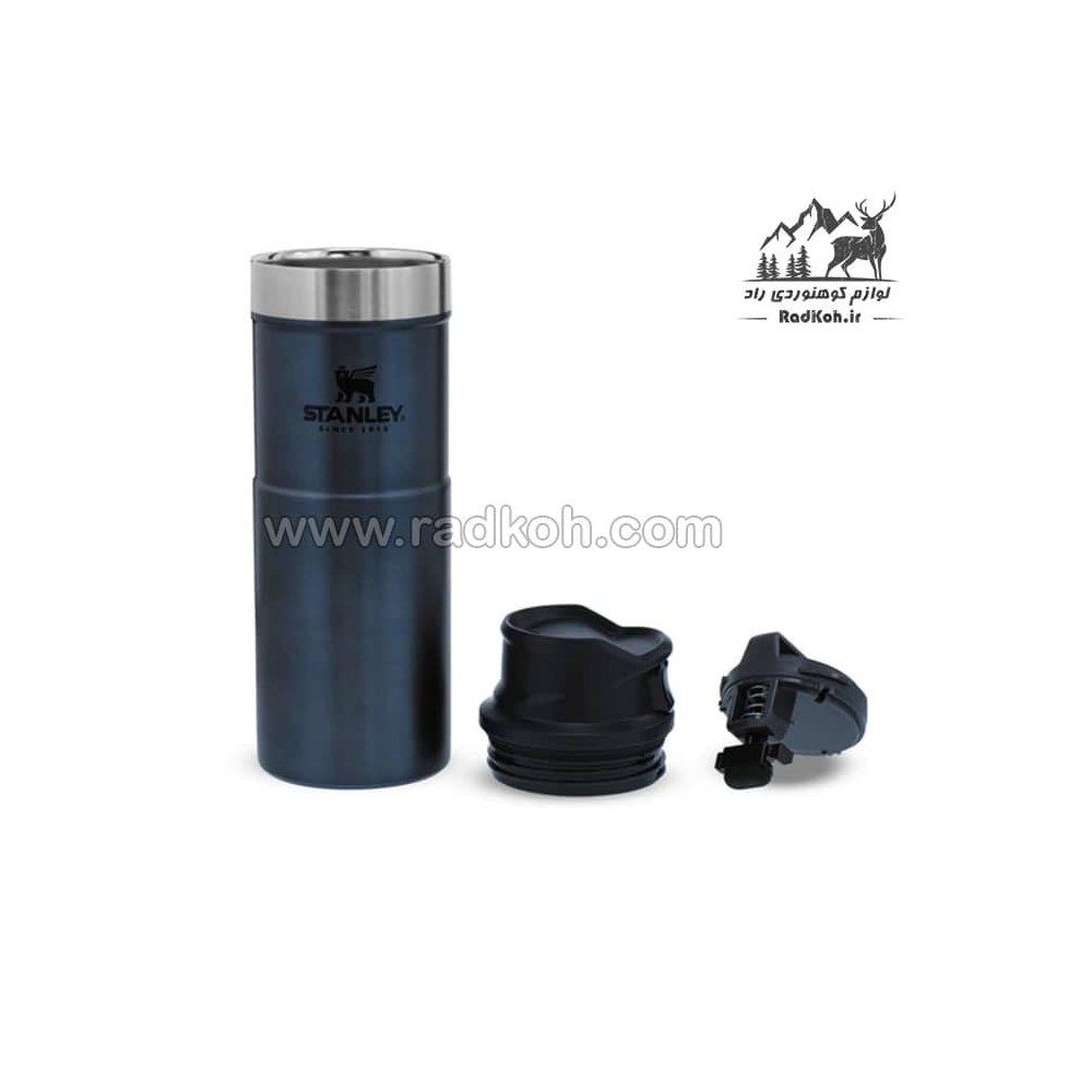 ماگ تریجر اکشن 470 میلی لیتری استنلی کلاسیک مدل stanley Triggr Action Mug 0.47 L رنگ سرمه ای