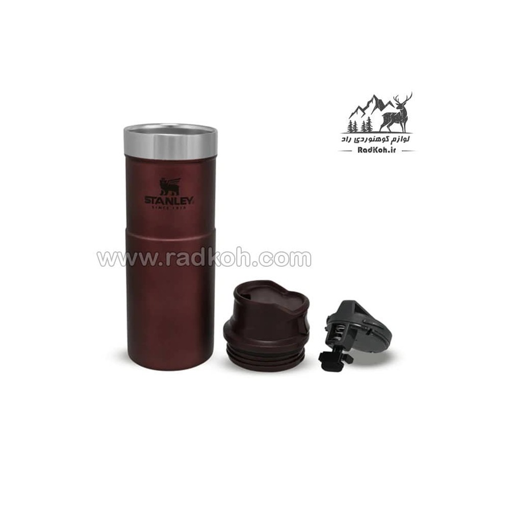 ماگ تریجر اکشن 470 میلی لیتری استنلی کلاسیک مدل stanley Triggr Action Mug 0.47 L رنگ زرشکی