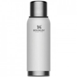 فلاسک بدنه وکیوم 1 لیتری استنلی  مدل stanley Vacuum Bottle 1.0L رنگ سفید