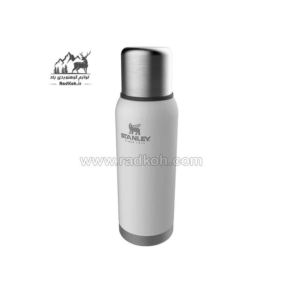 فلاسک بدنه وکیوم 1 لیتری استنلی  مدل stanley Vacuum Bottle 1.0L رنگ سفید