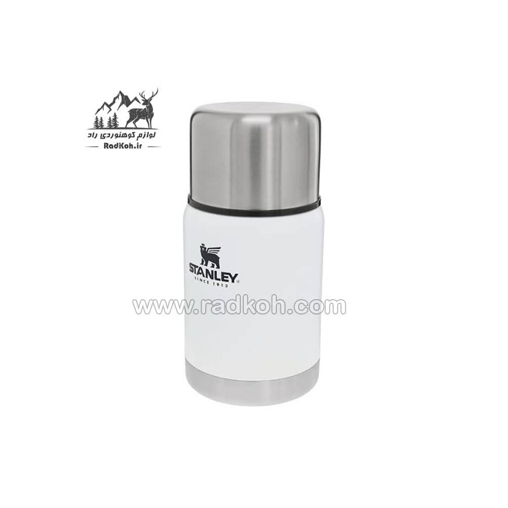 ظرف غذای وکیوم 700 میلی لیتر استنلی مدل stanley Vacuum Food Jar .70L رنگ سفید