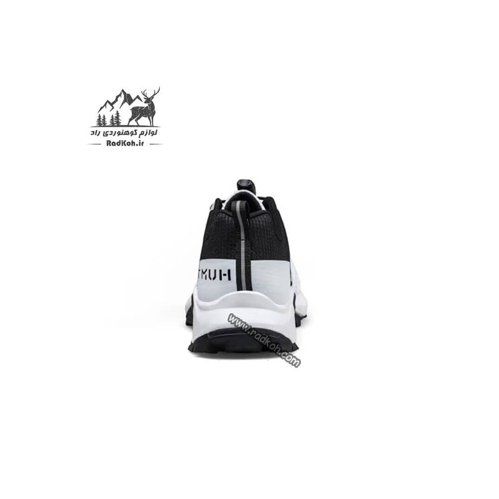 کفش دویدن و پیاده روی مردانه هامتو مدل humtto 110378A رنگ سفید مشکی