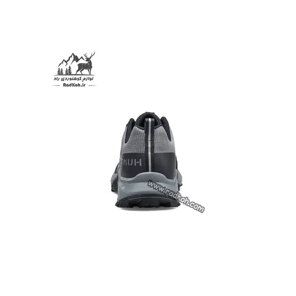 کفش دویدن و پیاده روی مردانه هومتو مدل 110378A-2 رنگ خاکستری تیره/مشکی