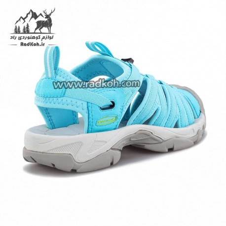 صندل اسنوهاک زنانه مدل Rozhin کد SH-31 رنگ آبی فیروزه ای