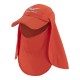 کلاه آفتابی سه تیکه اسنوهاک مدل Neck-Protection کد S3 رنگ مرجانی